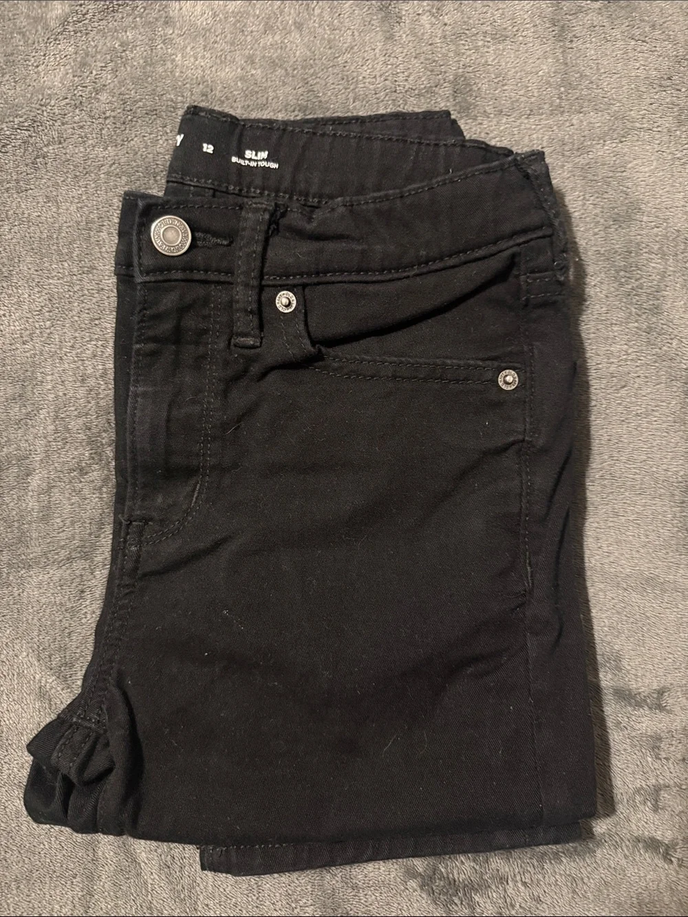 Old Navy Black Kids Slim Jeans